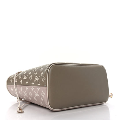 Louis Vuitton Empreinte Monogram Spring In The City Neverfull MM Kaki Beige Cream 5 of 9