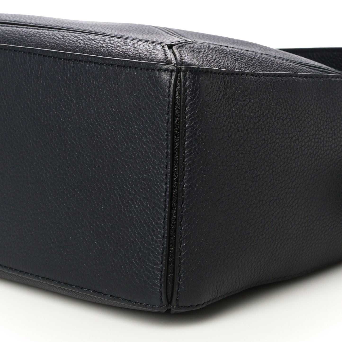 Calfskin Small Puzzle Bag Midnight Blue Black