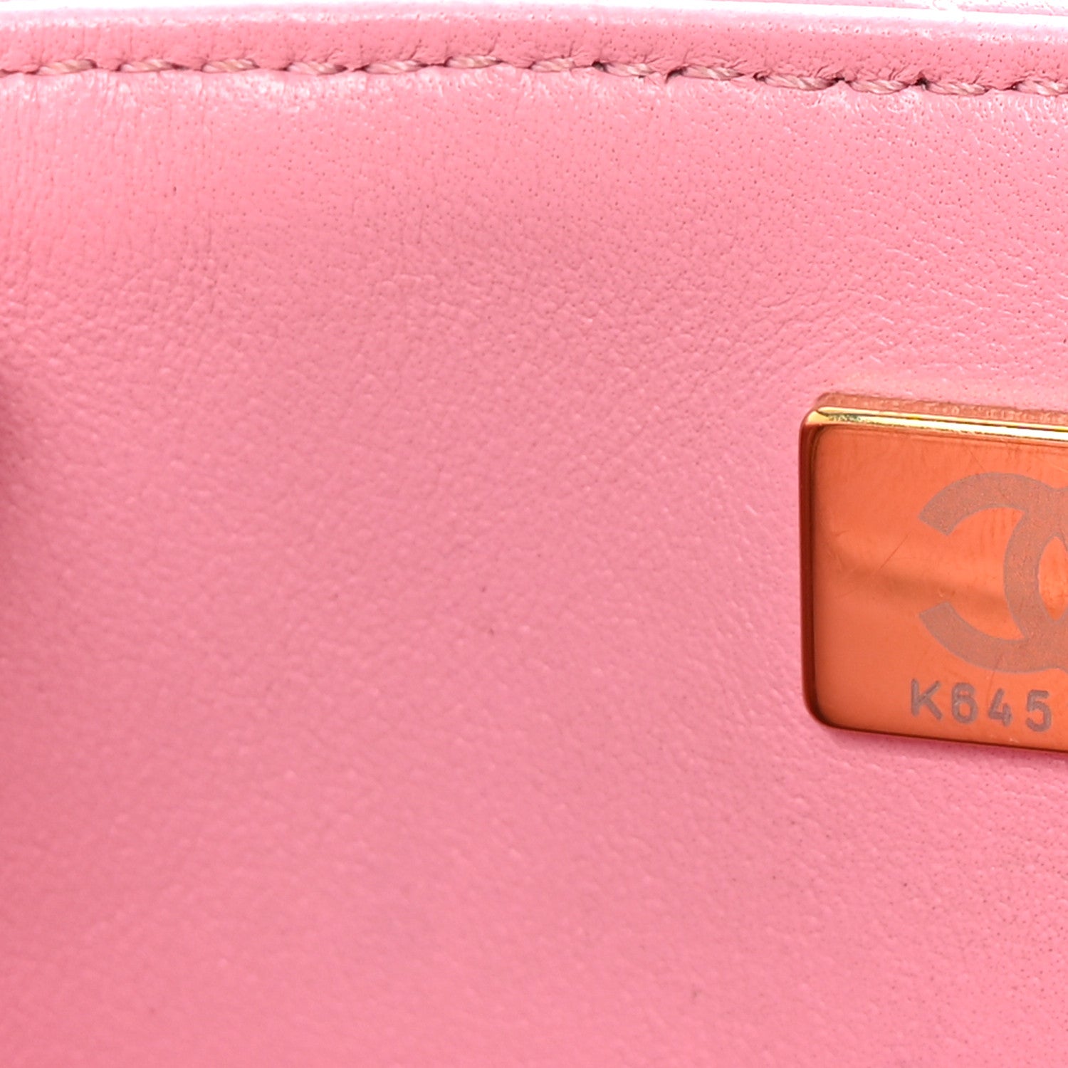 Chanel Lambskin Quilted Mini Strass On Top Flap Pink 7 of 13