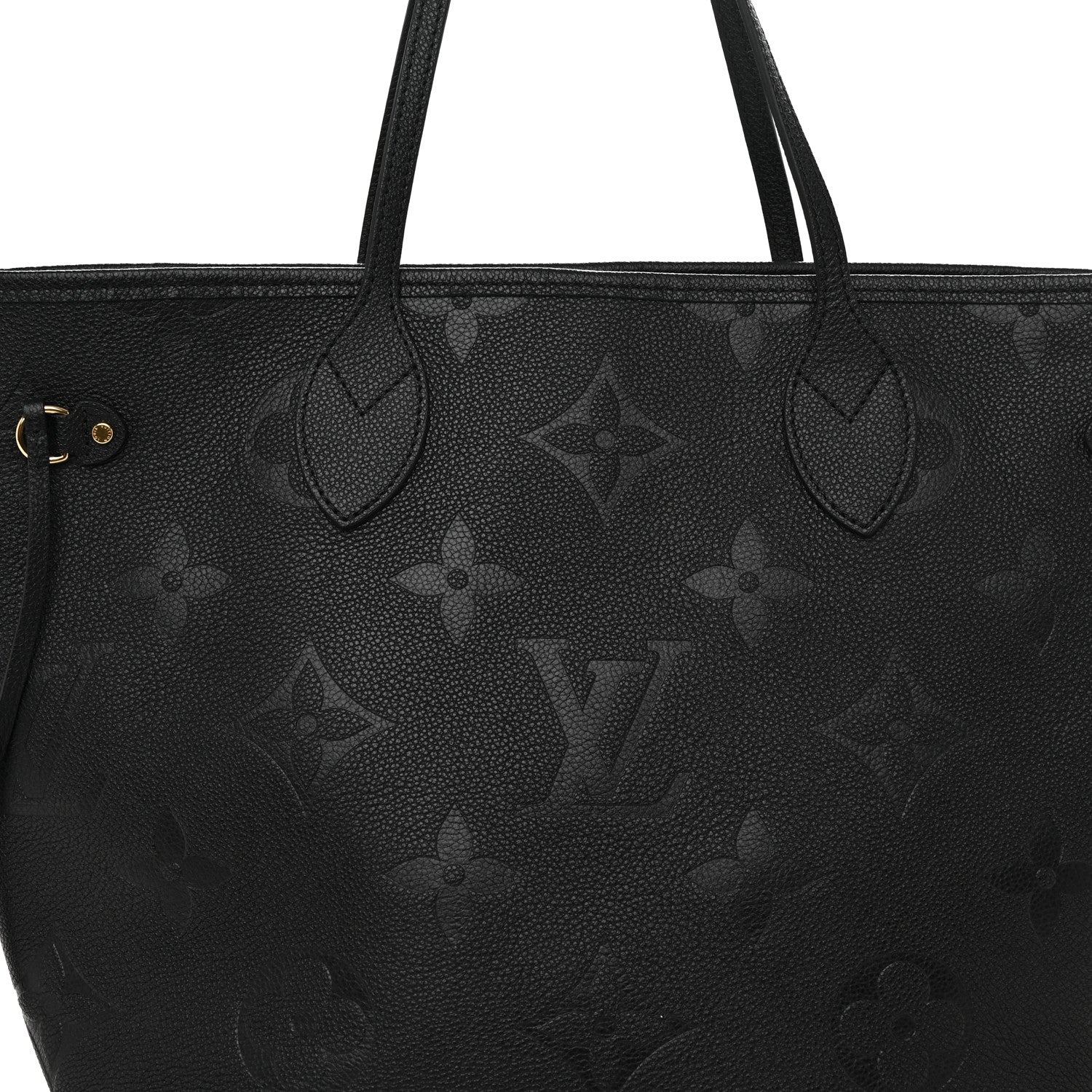 Louis Vuitton Empreinte Monogram Giant Neverfull MM Black 7 of 9