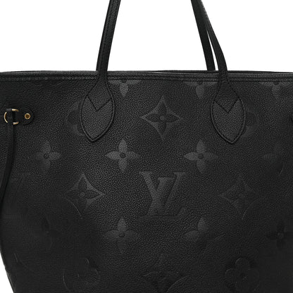 Louis Vuitton Empreinte Monogram Giant Neverfull MM Black 7 of 9