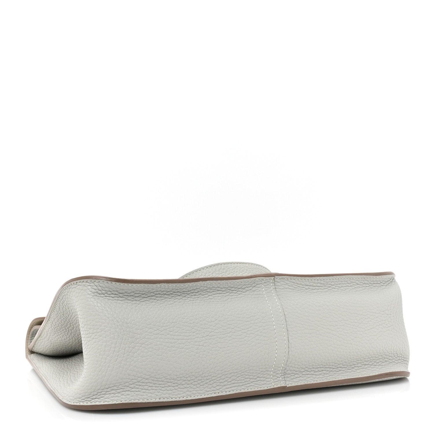 Hermes Taurillon Clemence Halzan 31 GM Gris Perle Beton 4 of 11