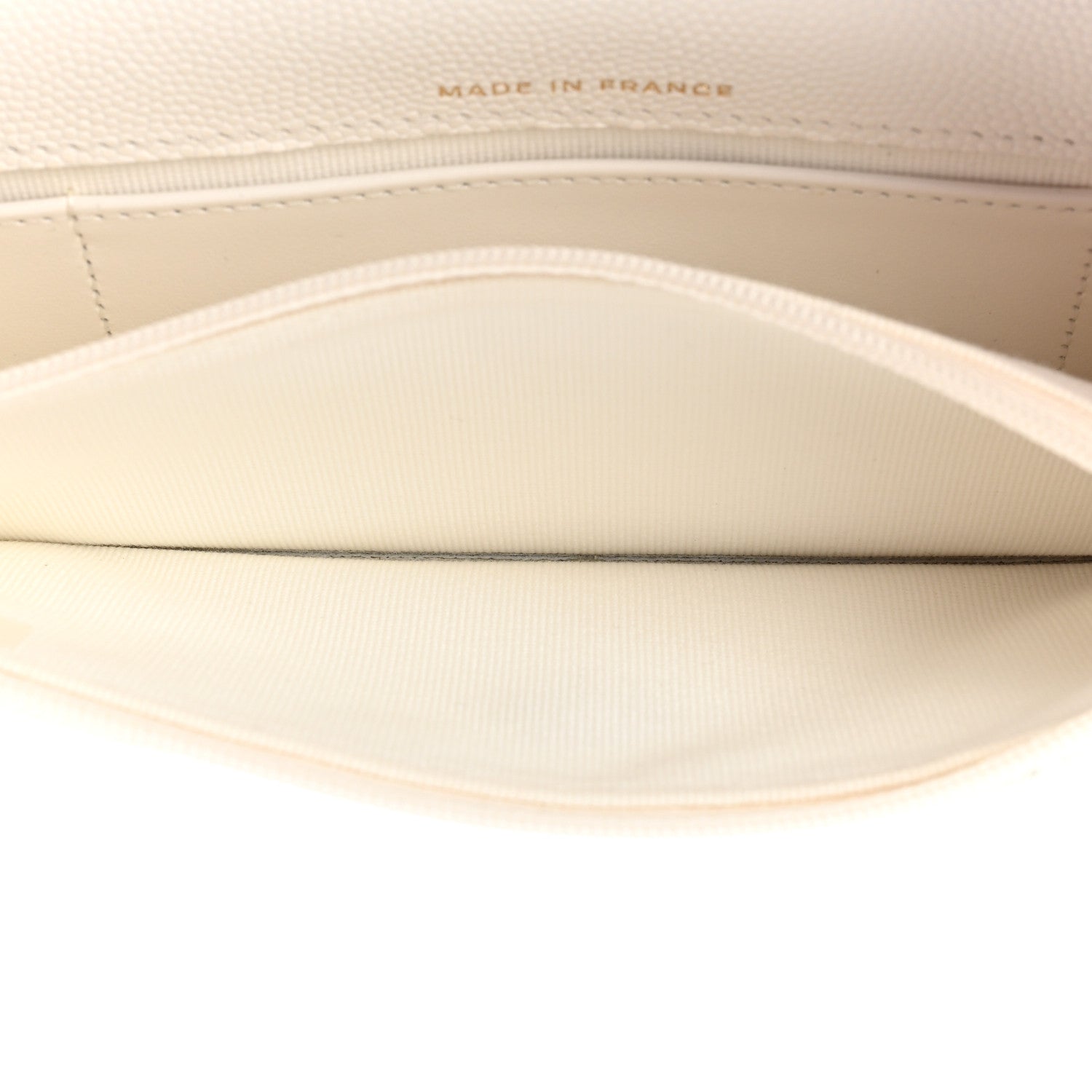 Chanel Caviar Quilted Enamel Coco Casino Flap Phone Holder With Chain White 6 of 13