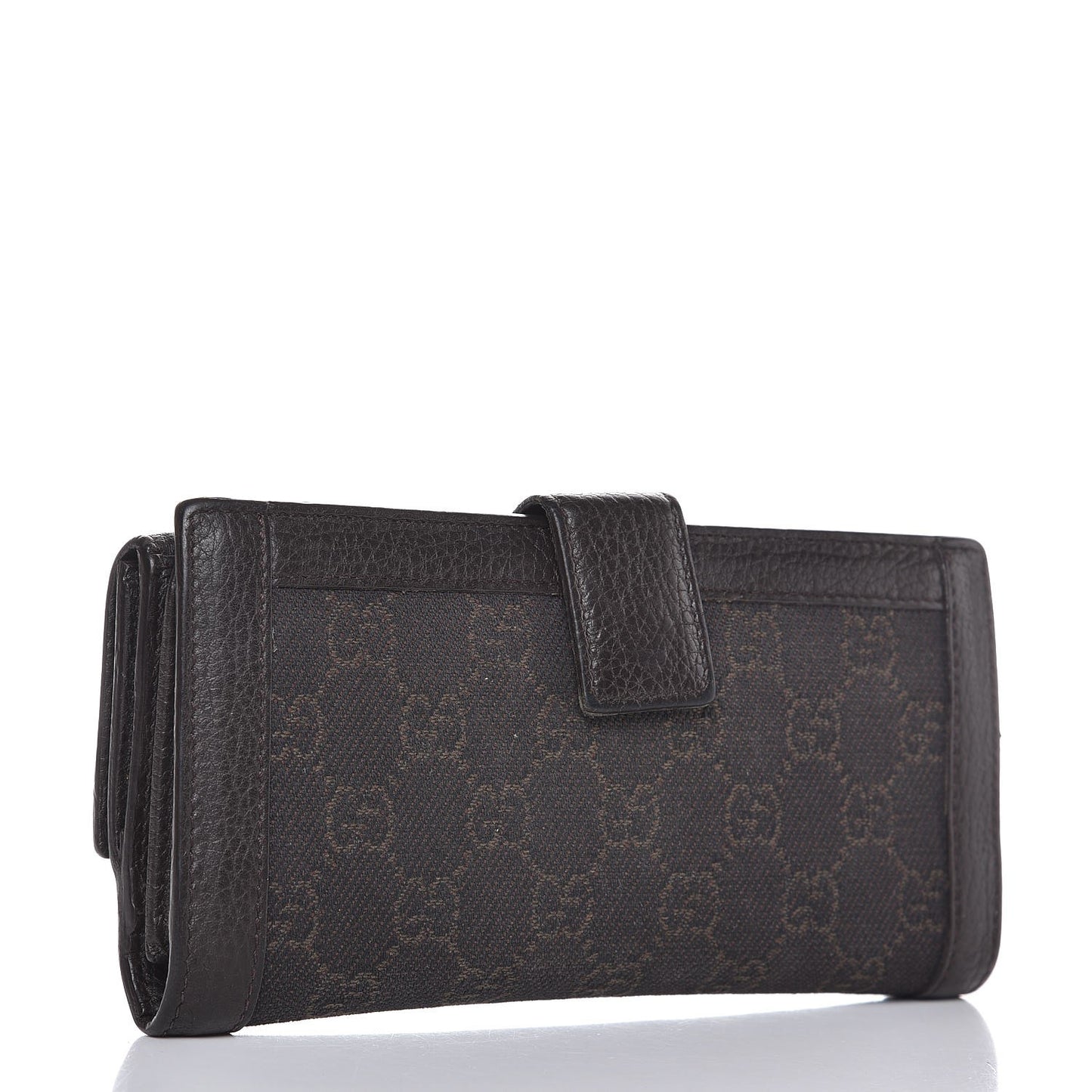 Monogram Continental Charmy Wallet Dark Brown