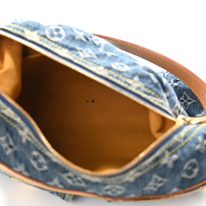 Louis Vuitton Monogram Denim Baggy PM Blue 5 of 9