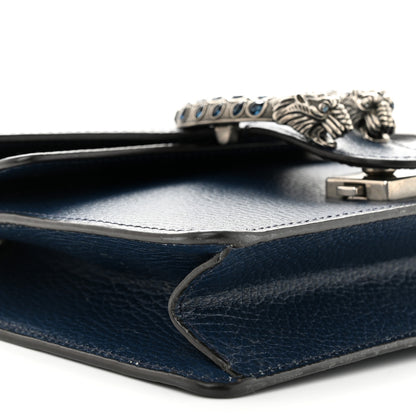Gucci Dollar Calfskin Crystal Mini Dionysus Shoulder Bag Blue Agata Montana Sapphire 9 of 10