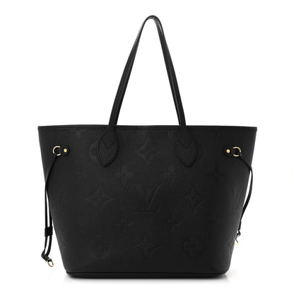 Louis Vuitton Empreinte Monogram Giant Neverfull MM Black 1 of 9