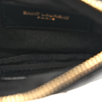 Saint Laurent Calfskin Matelasse Monogram Key Pouch Black 5 of 7