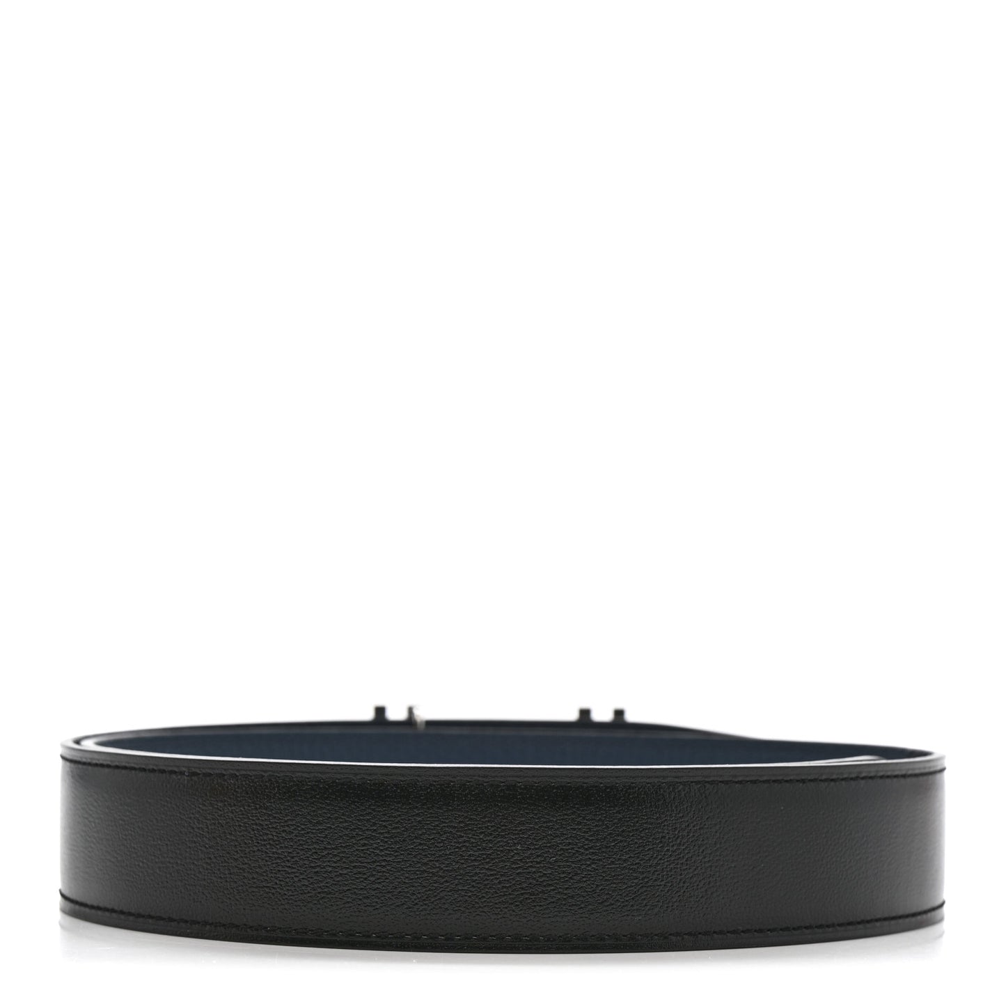Box Togo 32mm Au Carre H Belt 85 34 Black Bleu de Prusse