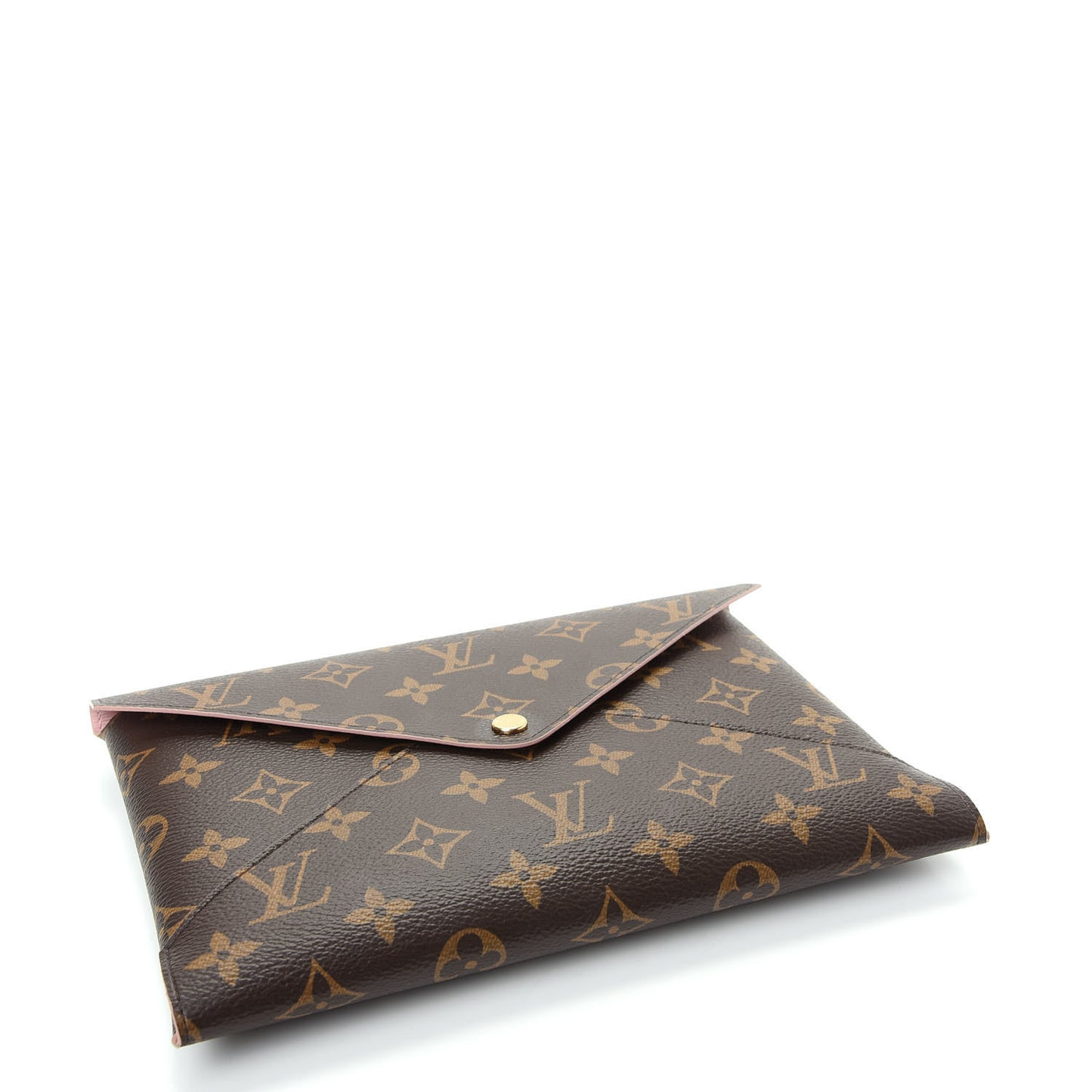 Monogram Large Kirigami Pochette Insert Rose Ballerine