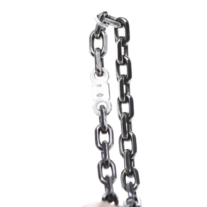 Hermes Sterling Silver Swift Chevre Orange Key Chain Bag Charm Orange 2 of 2