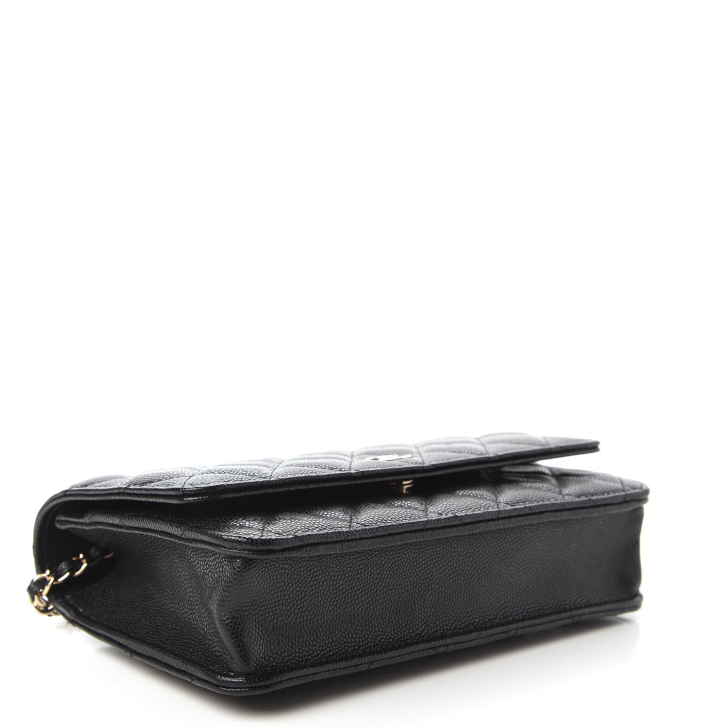 Chanel Caviar Quilted Wallet On Chain WOC Black 4 of 10