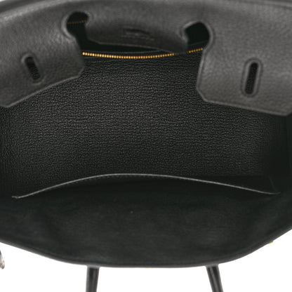Hermes Togo Birkin 25 Black 5 of 11