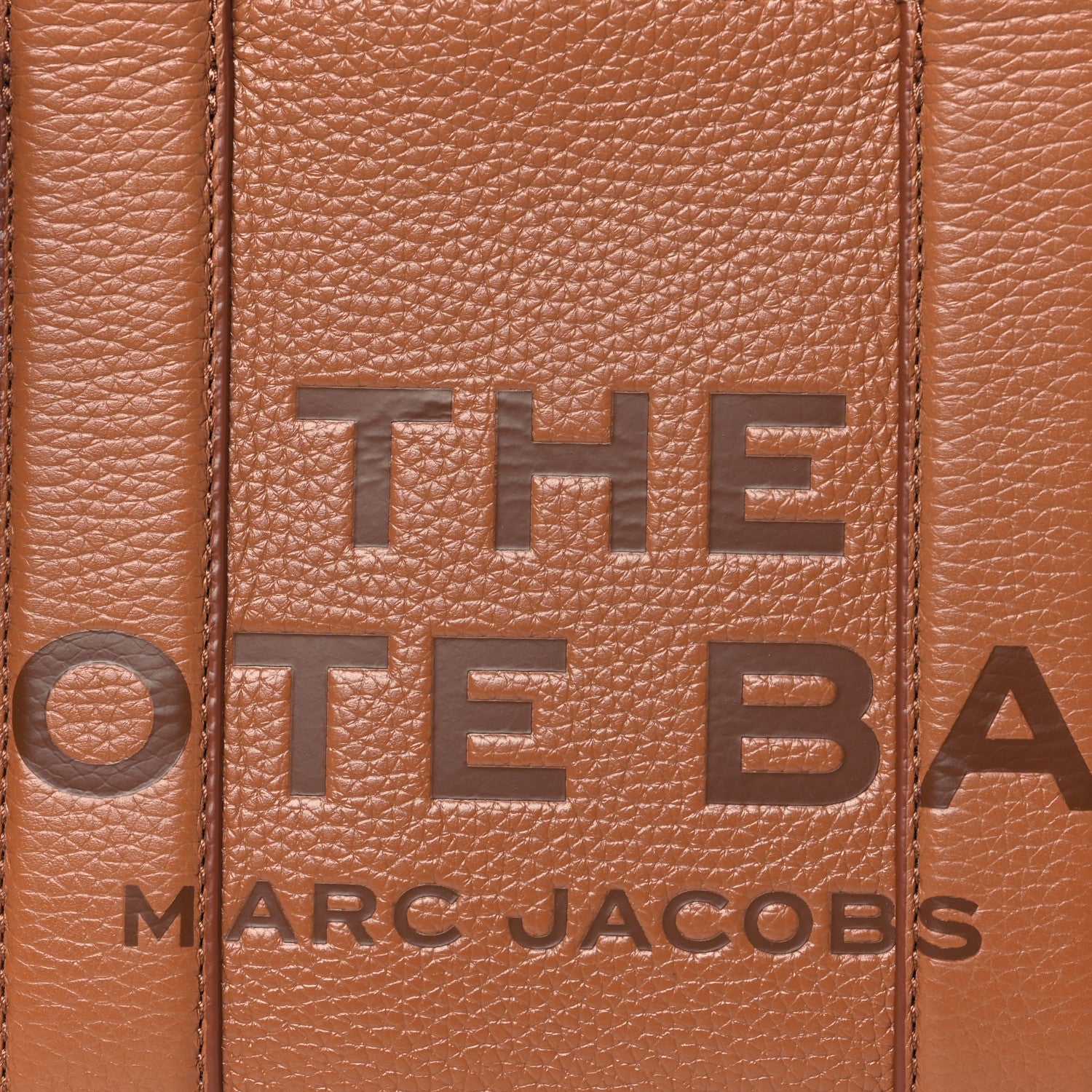 Marc Jacobs Grained Calfskin Small The Tote Bag Argan Oil 7 of 11