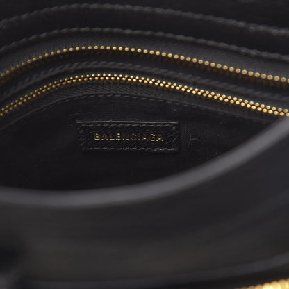 Balenciaga Chevre Gold Metallic Edge Hardware Mini Cityscarf Black 5 of 11