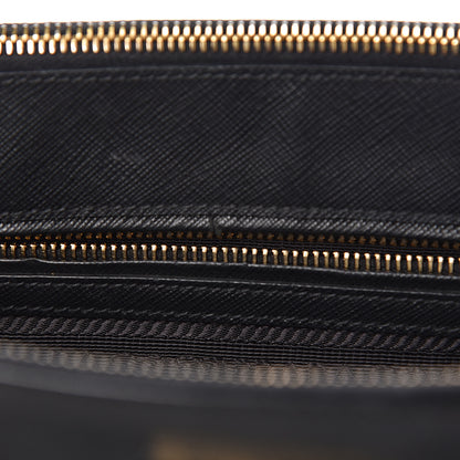 Prada Saffiano Medium Galleria Double Zip Tote Black 8 of 18