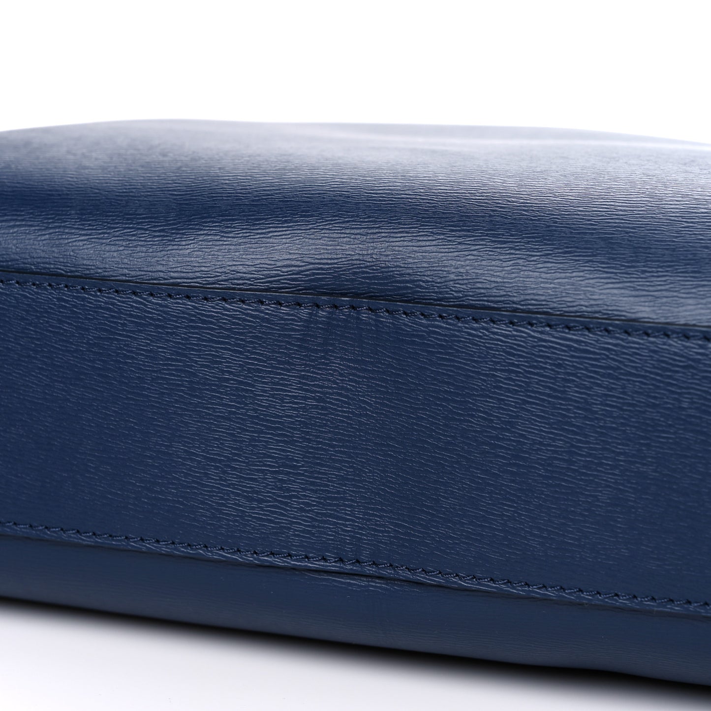 London Calfskin Ainsworth Briefcase Navy