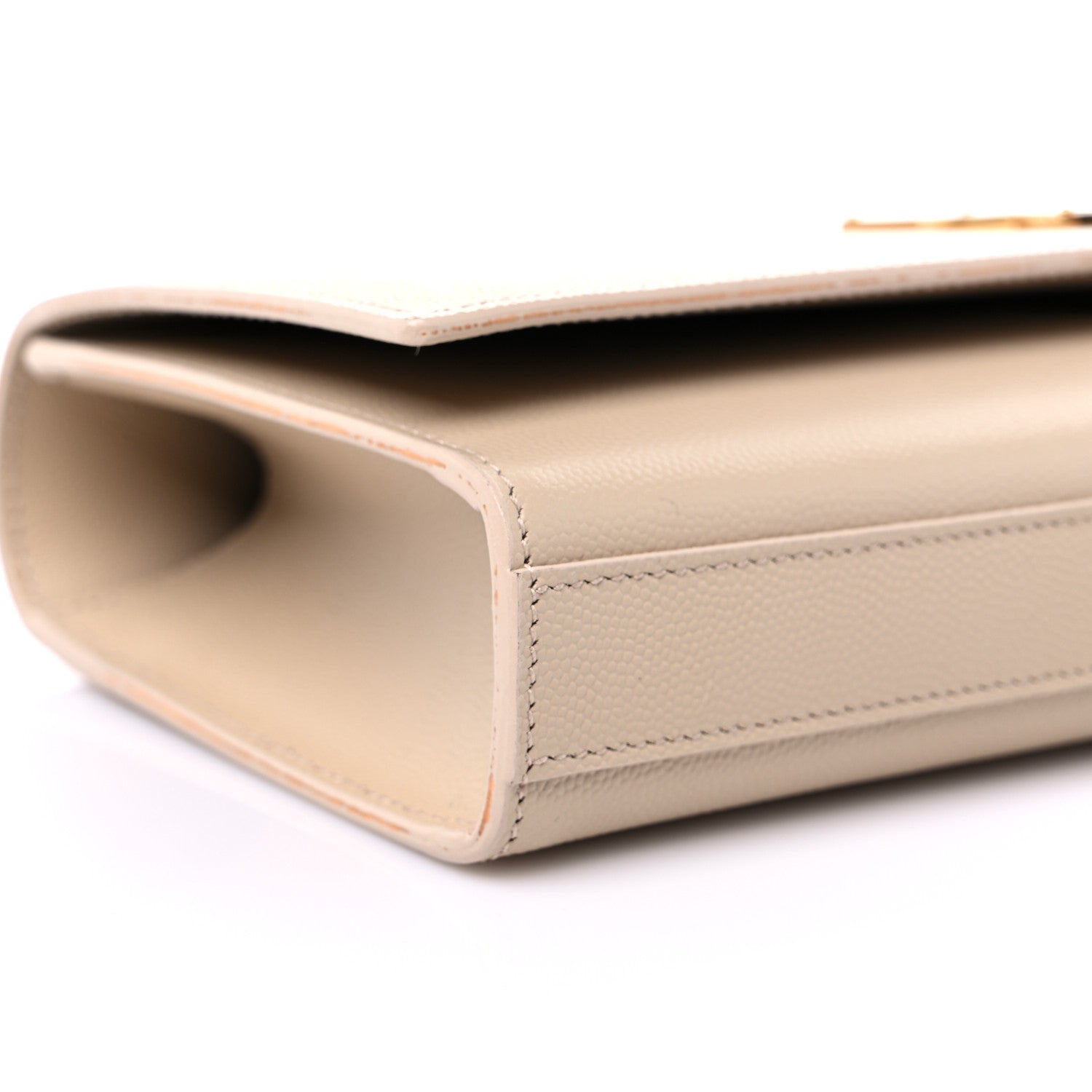 Saint Laurent Grain De Poudre Classic Monogram Cassandre Clutch Nude Powder 8 of 13