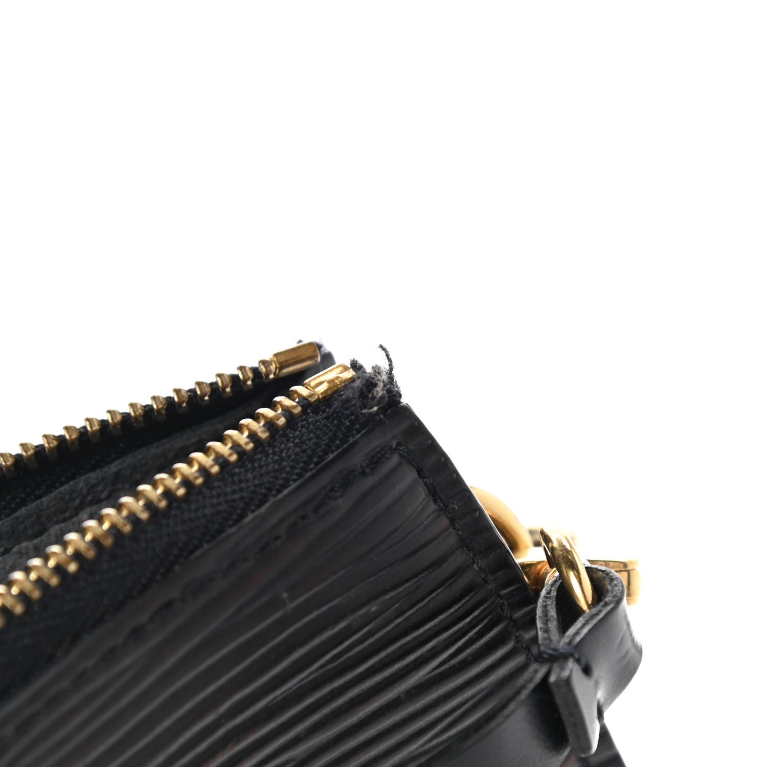 Louis Vuitton Epi Pochette Accessories 24 Black 11 of 17
