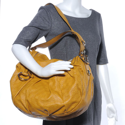 Gucci Guccissima Icon Bit Shoulder Bag Marigold 2 of 7