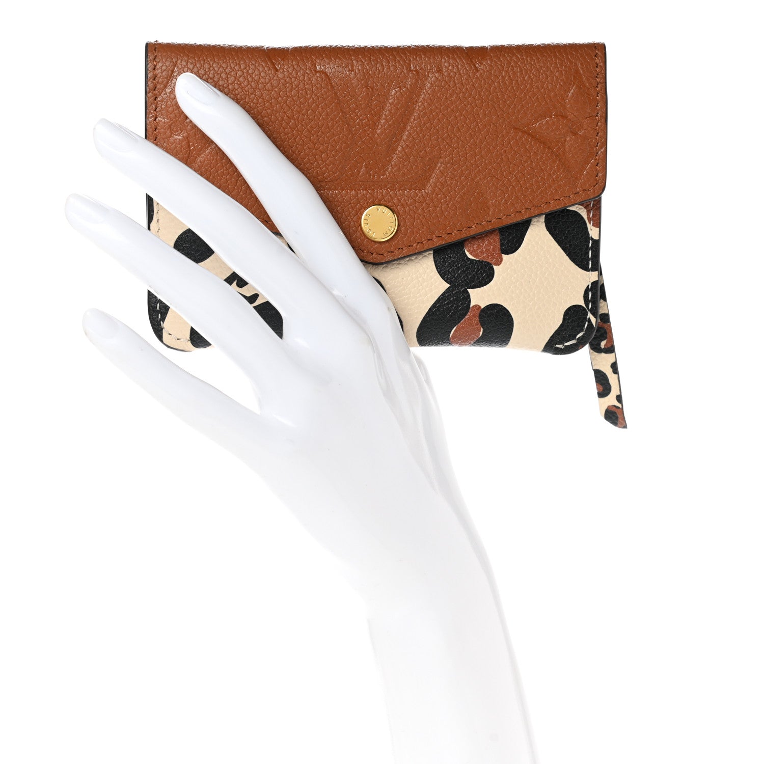 Louis Vuitton Empreinte Monogram Giant Wild At Heart Key Pouch Caramel 2 of 6