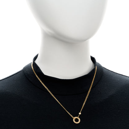Cartier 18K Yellow Gold 2 Diamond LOVE Necklace 2 of 4