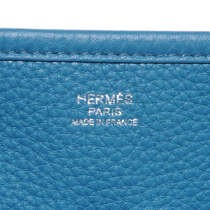 Hermes Taurillon Clemence Evelyne III PM Bleu Izmir 6 of 8
