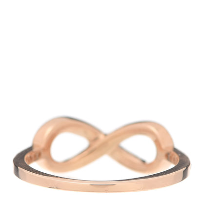 Tiffany 18K Rose Gold Diamond Infinity Ring 52 6 3 of 6