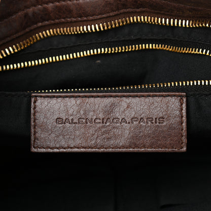 Balenciaga Agneau Giant 12 Gold Hardware City Cigare Fonce 8 of 10