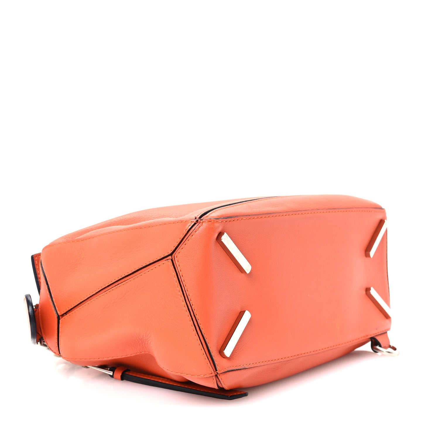 Calfskin Small Puzzle Bag Coral