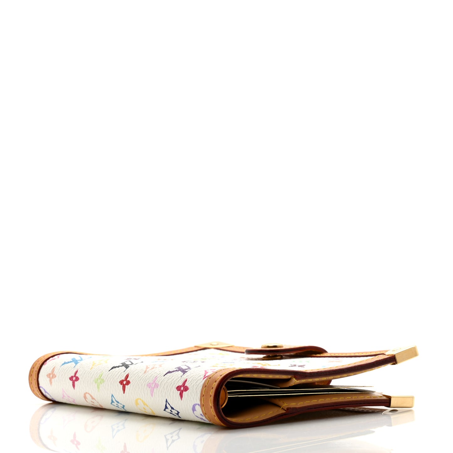 Monogram Multicolor Small Ring Agenda Cover White