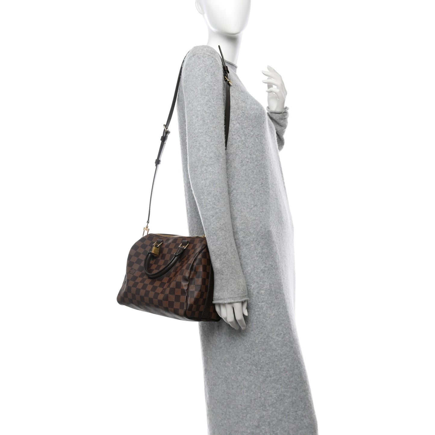 Damier Ebene Speedy Bandouliere 25