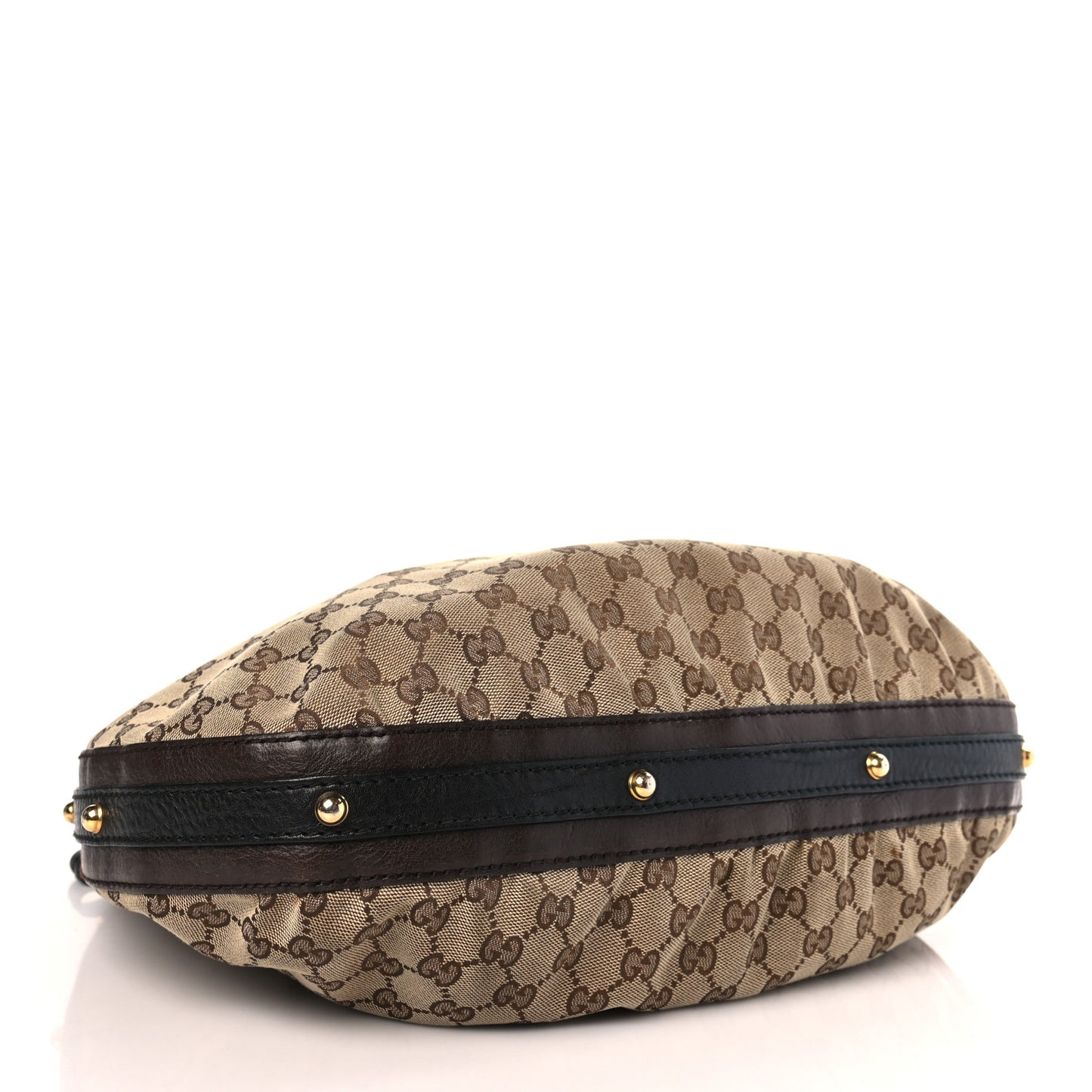 Monogram Medium Interlocking Hobo Dark Brown