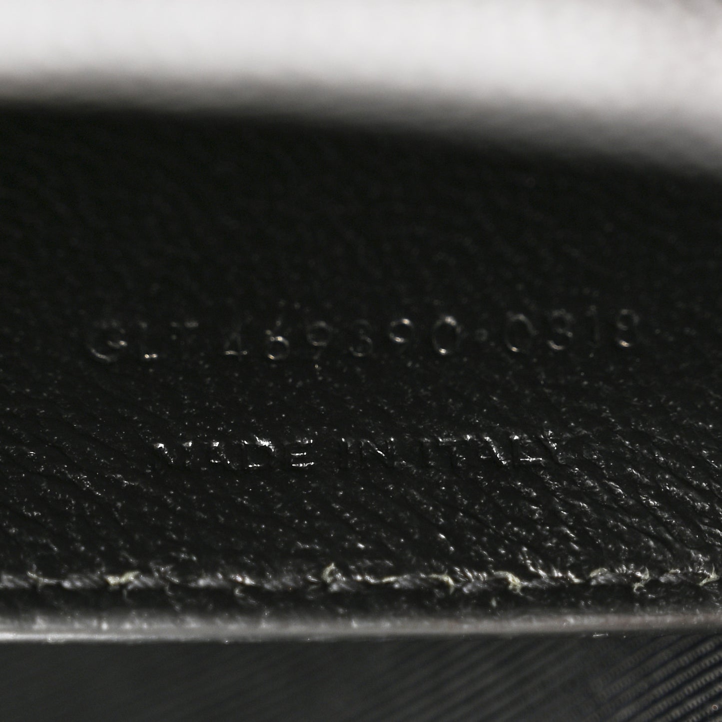 Grain De Poudre Small Monogram Monochrome Kate Satchel Black