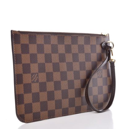 Louis Vuitton Damier Ebene Neverfull MM GM Pochette 3 of 10