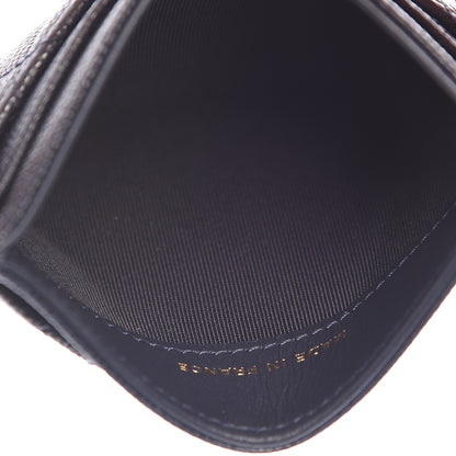 Chanel Caviar Quilted Card Holder Navy 5 of 9