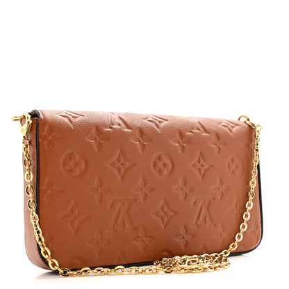 Louis Vuitton Empreinte Pochette Felicie Chain Wallet Cognac 4 of 13