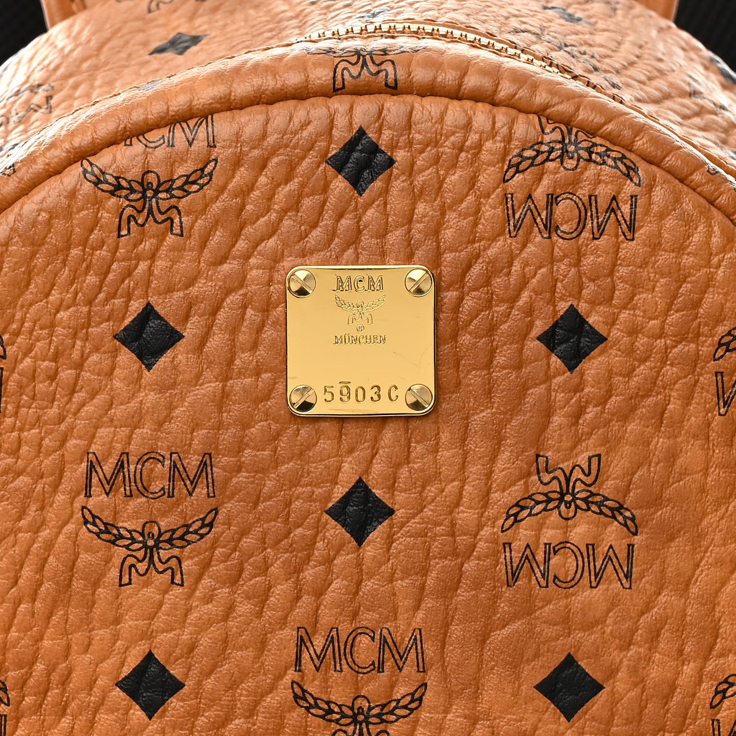 Visetos Year Of The Mouse Small Stark Backpack Cognac