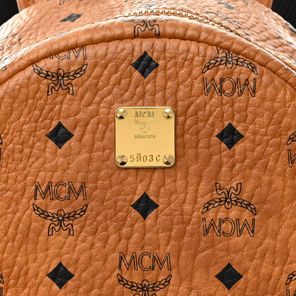 MCM Visetos Year Of The Mouse Small Stark Backpack Cognac 8 of 22