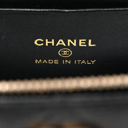 Chanel Caviar Quilted Sweetheart Vanity Case Black 6 of 11