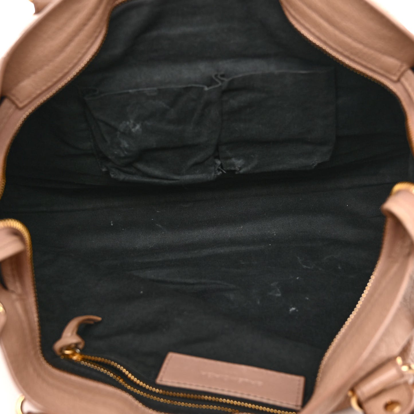 Chevre Gold Metallic Edge Hardware City Rose Des Sables