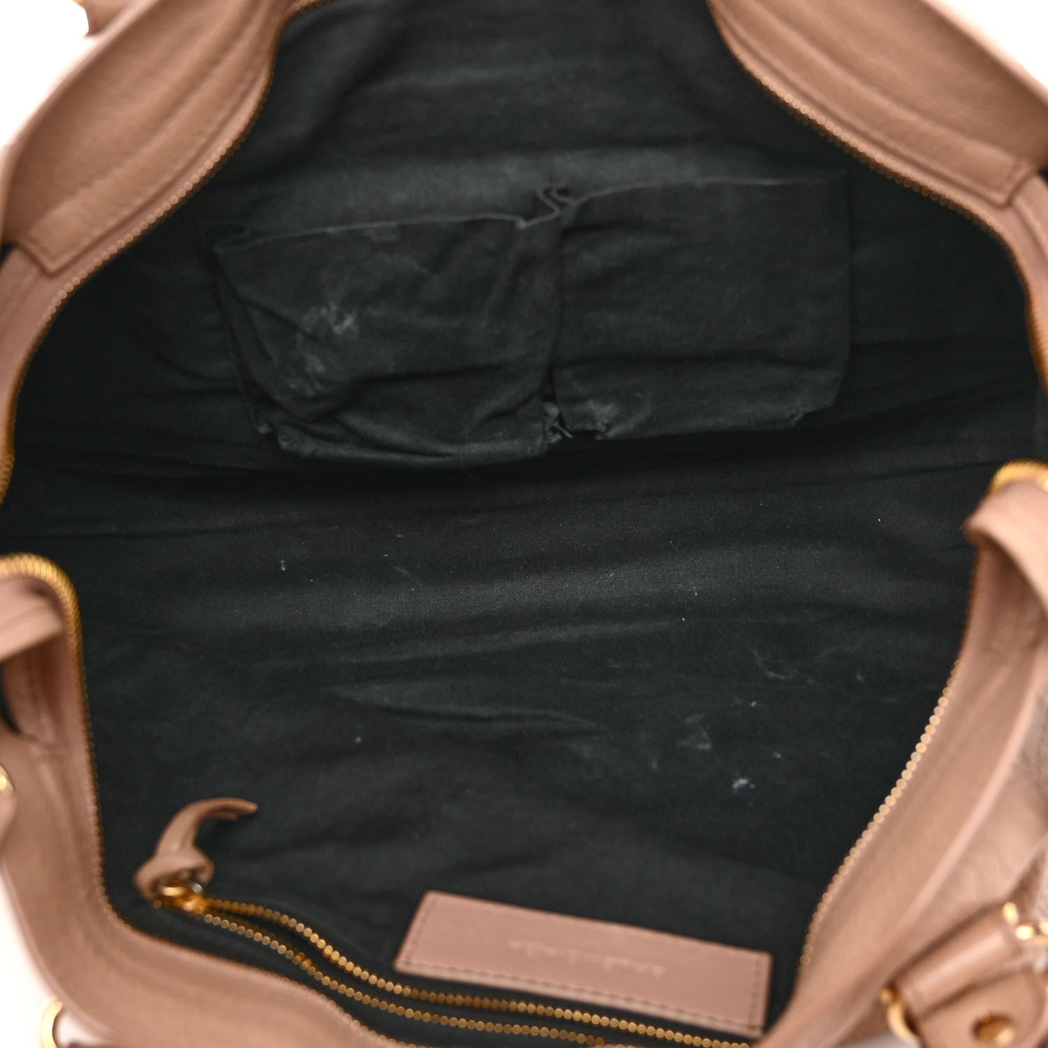 Balenciaga Chevre Gold Metallic Edge Hardware City Rose Des Sables 5 of 14