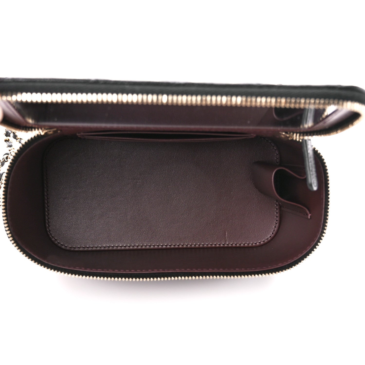 Chanel Caviar Quilted Small Vanity Case With Chain Black 5 of 11
