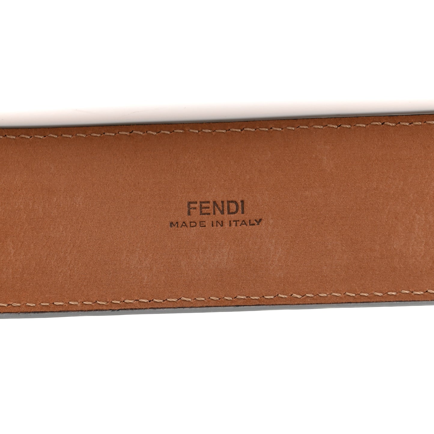Calfskin F is Fendi FF 1974 Embossed Belt 85 34 Black