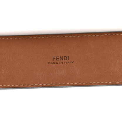 Fendi Calfskin F is Fendi FF 1974 Embossed Belt 85 34 Black 4 of 5