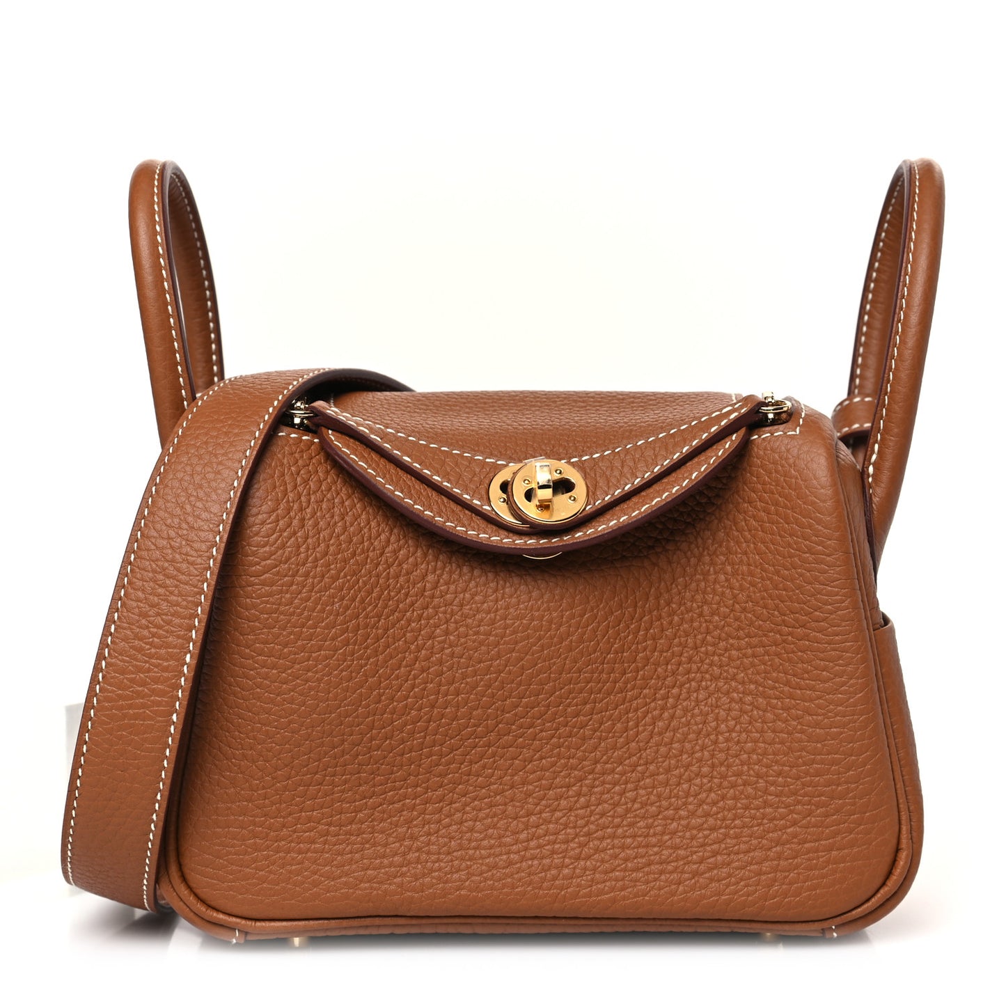 Taurillon Clemence Mini Lindy 20 Gold