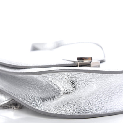 MCM Metallic Calfskin Milano Belt Bag Silver 5 of 10