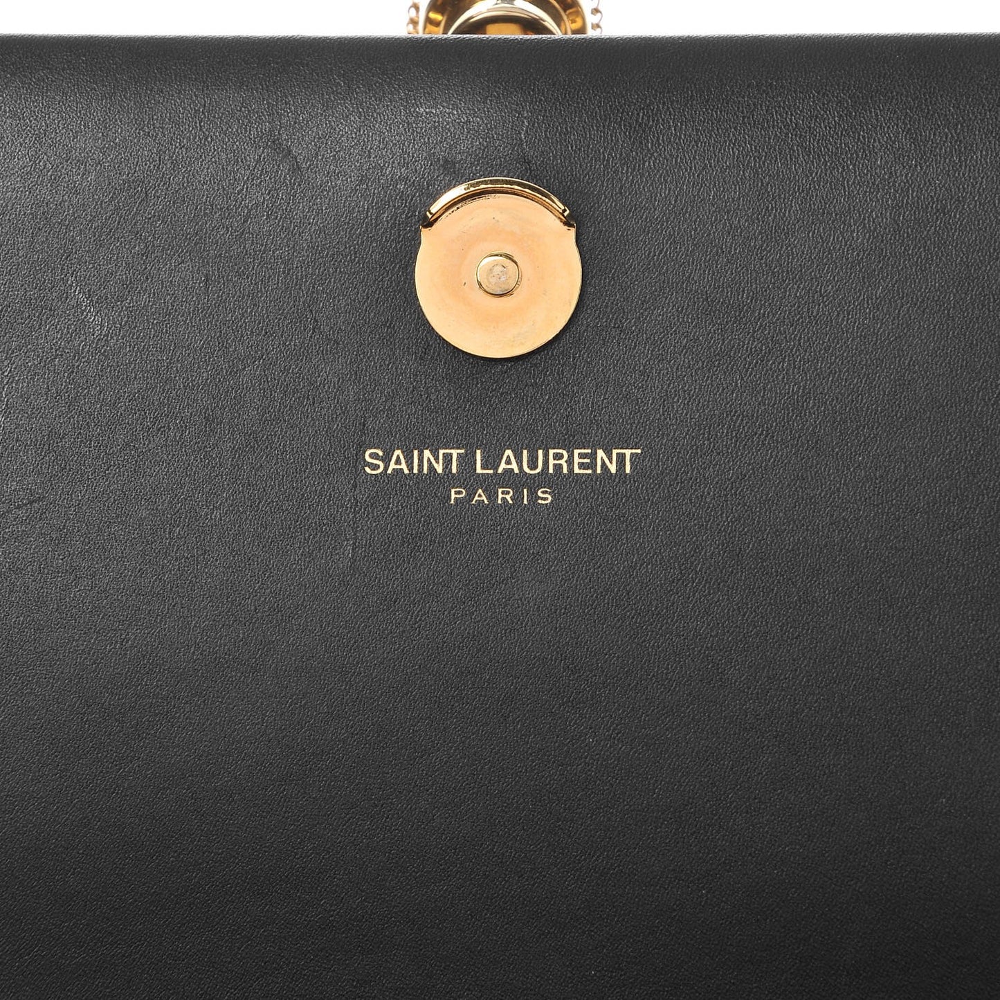 Smooth Calfskin Medium Classic Monogram Kate Tassel Satchel Black