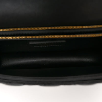 Christian Dior CHRISTIAN DIOR Lambskin Cannage Miss Dior Chain Pouch Black 5 of 9