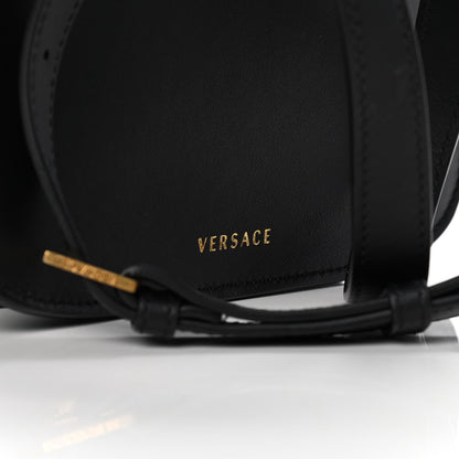 Versace Vitello Barocco Virtus Small Top Handle Shoulder Bag Black 7 of 7